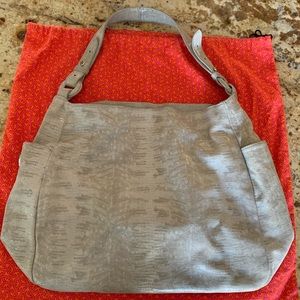 Tory Burch Snakeskin Hobo